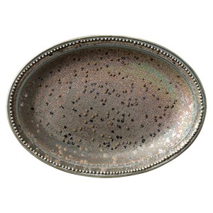 [美濃焼 食器] 窯彩 楕円皿 カフェプレート [陶器 日本製]