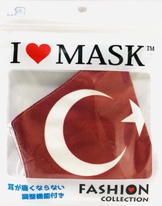 国旗マスク　トルコ　Turkey