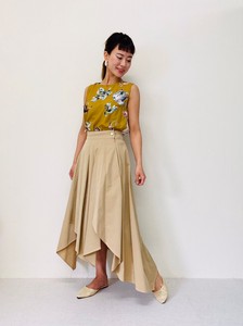 Skirt Color Palette Slit Stitch