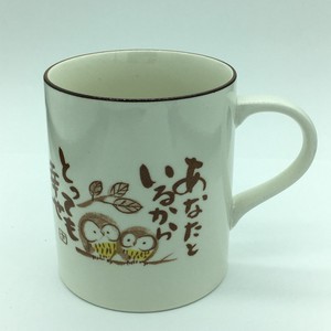 Mino ware Mug Owl Made in Japan