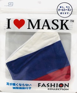 国旗マスク　ロシア　Rossiya