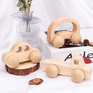 ガラガラ ラトル ミニカー 木製おもちゃ 赤ちゃん 木のおもちゃ 出産祝い 新生児ギフト