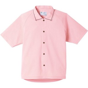 日本エンゼル 5585-A サニーポロシャツ（半袖）LL／ピンク