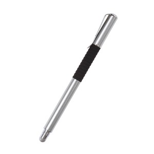 タッチペン　2in1タイプ（シルバー）　シンプル