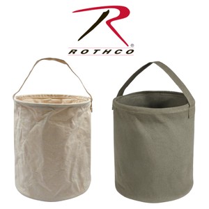 【定番】ROTHCO (ロスコ)　Rothco Canvas Water Bucket ウォーターバケット