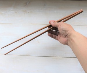 料理用：うどん・揚げ物・熱いものを取分けるのに便利！【長い菜箸】wooden/料理用ロング菜箸　42cm
