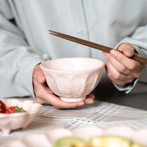 Mino ware Rinka Kohyo Rice Bowl M Western Tableware Made in Japan