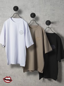 なみおくん　同色系刺繍　半袖Tシャツ/ユニセックス　ビッグシルエット