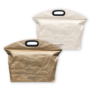 トイレットペーパーストッカー 特製素材の防水袋で保管 コンパクトサイズ 防災用品