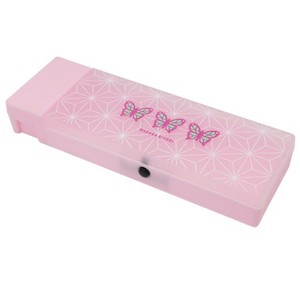 【子供用筆箱】和柄びより プラペンケース チョウ ピンク