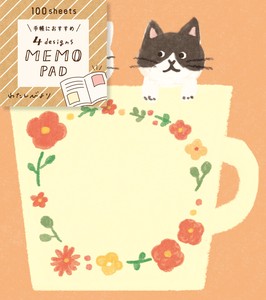 Furukawa Shiko Memo Pad Cat Watashi-Biyori