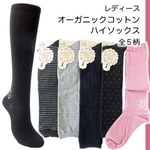 Knee High Socks Organic Socks Cotton Ladies'