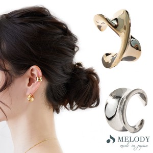 Clip-On Earrings Gold Post Nickel-Free Ear Cuff Jewelry