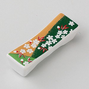 Mino ware Chopsticks Rest Cherry Blossoms Made in Japan