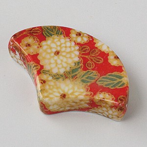 Mino ware Chopsticks Rest Red Made in Japan