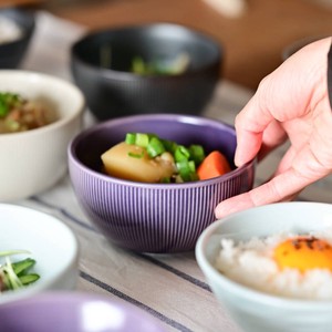 asumi(彩澄) 11.5cmサラダボウル パープル[日本製/美濃焼/和食器/リサイクル食器]