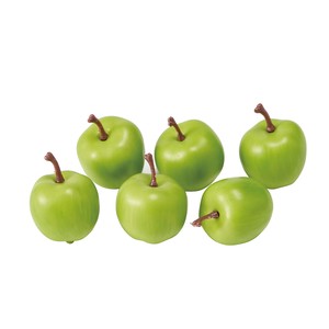 マルシェアップルS　グリーン　フェイクフルーツ　12コ入　青リンゴ