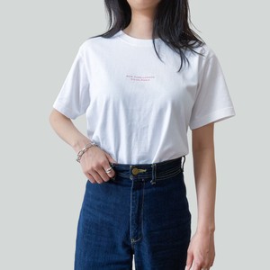 NLMP RED LOGO WHITE PREMIUM T-SHIRTS　NLMPレッドロゴプレミアム半袖Tシャツ　ホワイト　白