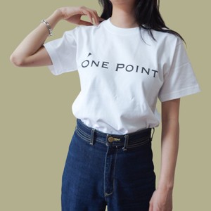 ONE POINT LOGO WHITE PREMIUM T-SHIRTS ワンポイントロゴ　ホワイトプレミアム 半袖Tシャツ　白