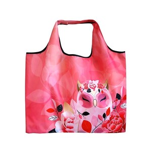 Reusable Grocery Bag Owl Lucky Charm Reusable Bag