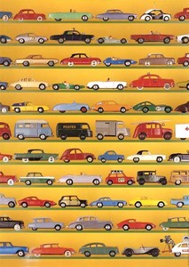 Poster Colorful Toy Car 500 x 700mm