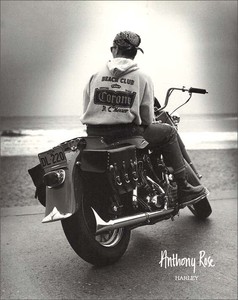 ポスター モノクロ写真 「Harley」 サイズ/240×300mm