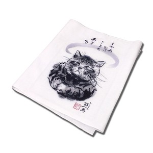 Tenugui Towel Cat