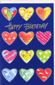 Greeting Card Colorful Message Card