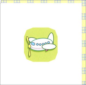 グリーティングカード 誕生日/出産祝い Jelly Bean イラスト 赤ちゃん フレーム