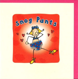 グリーティングカード 多目的 立体パンツ「Song Pants」 ドレス イラスト