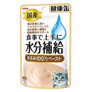 ［アイシア］国産 健康缶パウチ 水分補給ささみペースト 40g