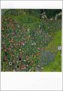ポストカード アート クリムト「イタリアの庭」