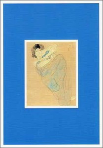 ポストカード アート ロダン「横たわるドレスの女性」