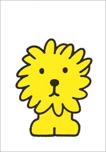 Postcard Miffy Lion