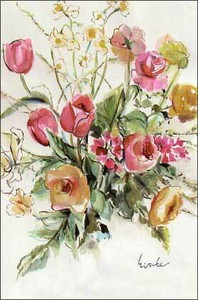 Postcard Tulips