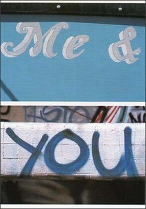 ポストカード カラー写真「Me & you」