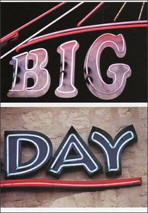 ポストカード カラー写真「BIG DAY」