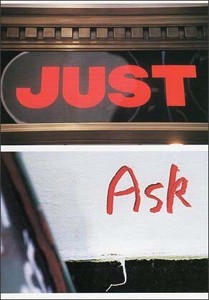 ポストカード カラー写真「JUST Ask」