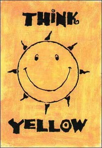 ポストカード イラスト A.グレコ「黄色だと思う」