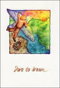ポストカード イラスト スタティックス「大きな夢を抱く」