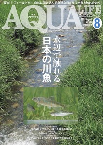 月刊アクアライフ 2021年 08 月号　水辺で触れる日本の川魚