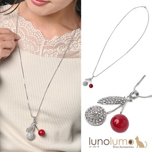 Necklace/Pendant Red Necklace Cherry Pendant Rhinestone Ladies'