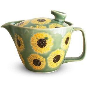 Hasami ware Japanese Teapot with Tea Strainer Sunflower M Tea Pot Made in Japan