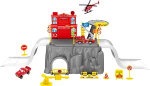 【室内おもちゃ】【おうち時間】【ミニカー】ミニカー消防車セット TY-0105A