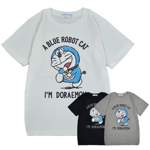 Kids' Short Sleeve T-shirt Doraemon T-Shirt Sanrio Characters Kids