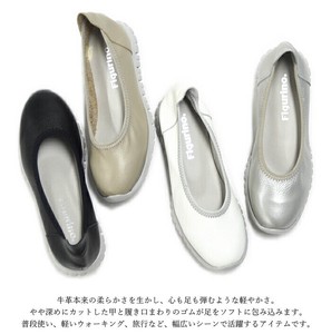 Basic Pumps Lightweight Leather Genuine Leather Soft Slip-On Shoes Made in Japan