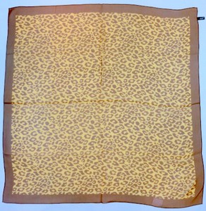 Thin Scarf Animal Print Made in Japan