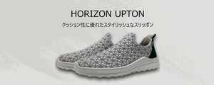 HORIZON UPTON  スリッポン スニーカー コンフォートシューズ メンズ 軽量 カジュアル