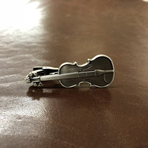 Tie Clip/Cufflink Violin Made in Japan