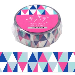 WORLD CRAFT Washi Tape Sticker Gift Kira-Kira Masking Tape Triangle M